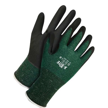 Cut-Resistant Coated Gloves, Cut Level A2, Dipped, Nitrile, Sandy, 9 1 PR MPN:99-1-9500-9