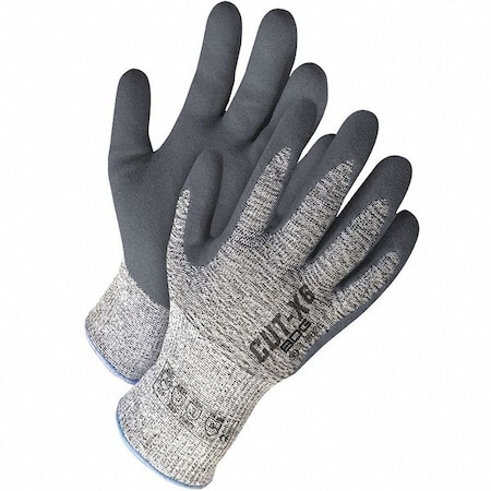 Cut-Resistant Coated Gloves, Cut Level A6, Nitrile, Sandy, XL 1 PR MPN:99-1-9626-10-K