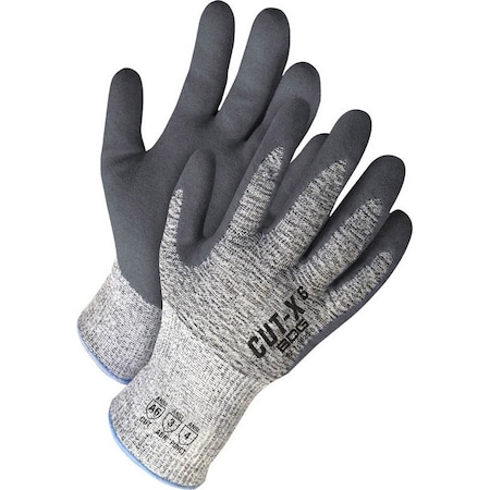 Cut-Resistant Coated Gloves, Cut Level A6, Nitrile, Sandy, 4XL 1 PR MPN:99-1-9626-13