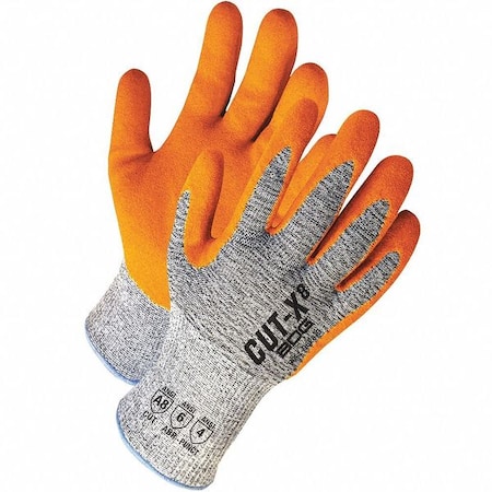 Cut-Resistant Coated Gloves, Cut Level A8, Dipped, Nitrile, Sandy, XS 1 PR MPN:99-1-9628-6