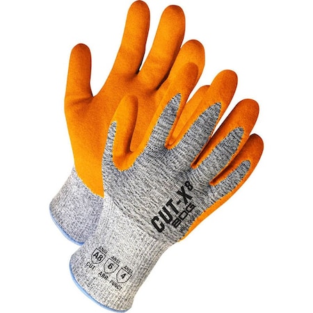 Cut-Resistant Coated Gloves, Cut Level A8, Nitrile, Sandy, M 1 PR MPN:99-1-9628-8-K