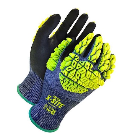 Cut-Resistant Impact Gloves, Cut Level A5, Dipped, Nitrile, Sandy, XL 1 PR MPN:99-1-9631-10