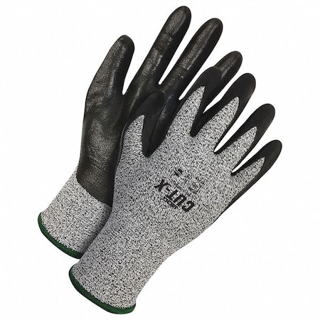 Cut Resistant Coated Gloves, Cut Level A2, Dipped, Nitrile, Smooth, S 1 PR MPN:99-1-9730-7