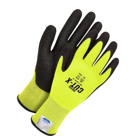 Cut-Resistant Gloves, Cut Level A3, Dipped, Polyurethane, Sandy, S 1 PR MPN:99-1-9761-7