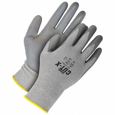 Cut Resistant Coated Gloves, Cut Level A4, Dipped, Polyurethane, Smooth, M 1 PR MPN:99-1-9770-8