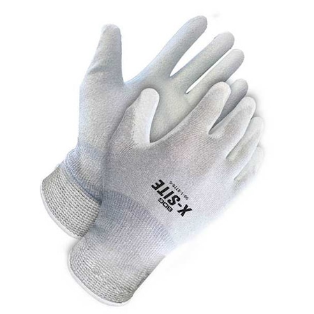 Coated Gloves, Polyurethane, Sandy, Palm, Not Rated Abrasion Level, 2XL (10) 1 PR MPN:99-1-9779-11
