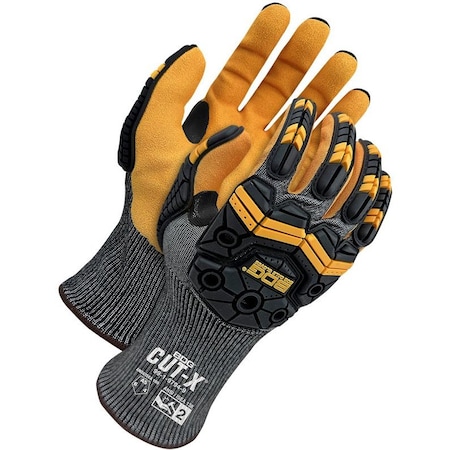 Cut-Resistant Impact Gloves, Cut Level A5, Foam Nitrile, Textured, S 1 PR MPN:99-1-9794-7