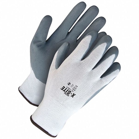Coated Gloves, Foam Nitrile, Smooth, Palm, Not Rated Abrasion Level, White, 2XL (11) 1 PR MPN:99-1-9800-11-K