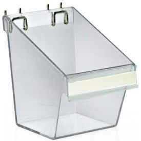 Global Approved 556127 Small Display Bucket W/ C-Channel For Pgbrd/Slatwall 5