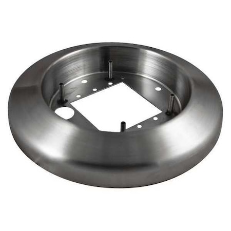 Stainless Mounting Option, Stainless Steel MPN:10ESCUTCHEON45
