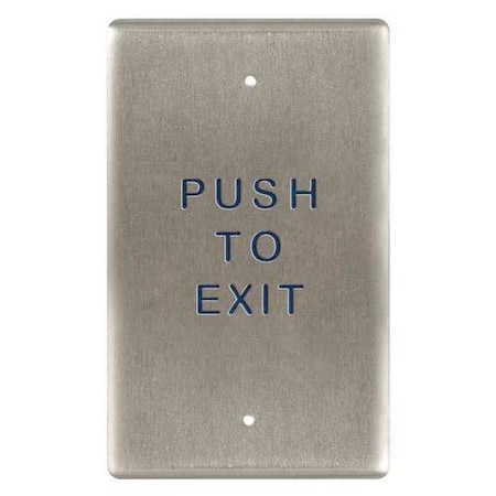 Single Gang Switch, Push to Exit MPN:10PBO24E