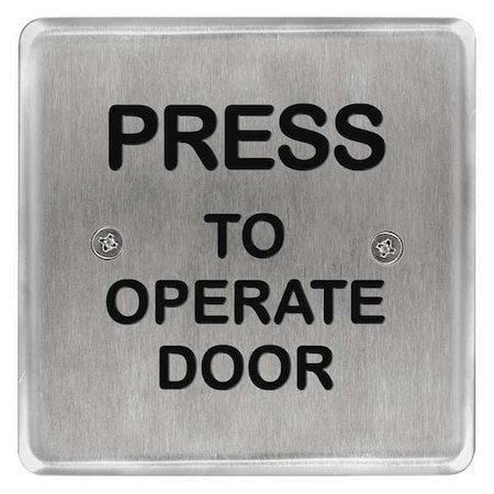 Square Switch, Press to Operate Door MPN:10PBS45POD