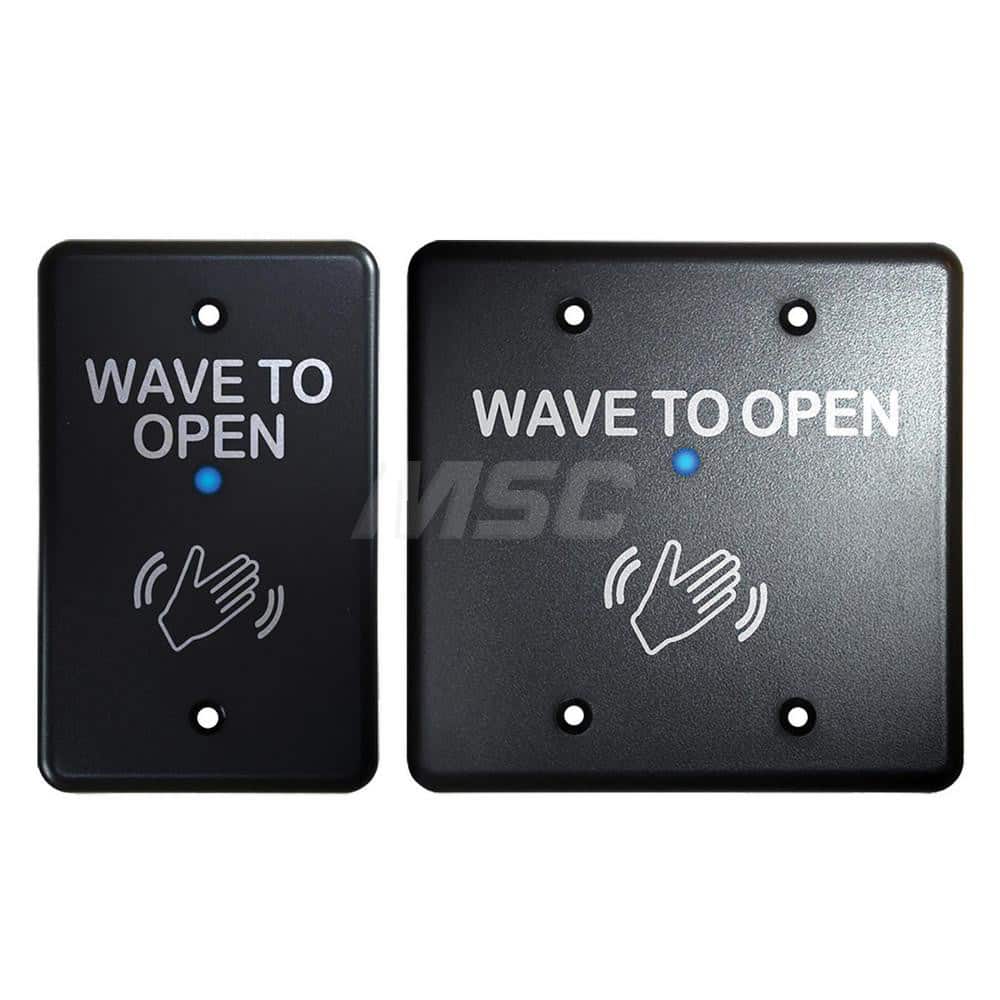 Push Plates; Material: Polycarbonate ; Width (Inch): 5 ; Overall Length (Inch): 4.50 ; Shape: Square ; Plate Thickness: 0.2500 ; Touchless: Yes MPN:10MS31U-B