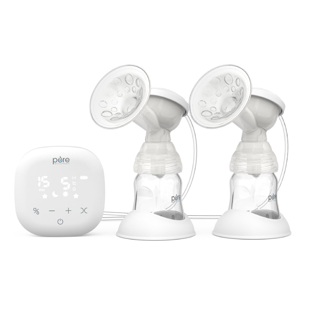 Pure Enrichment PureBaby Double Electric Breast Pump, White MPN:PEBRPUMP