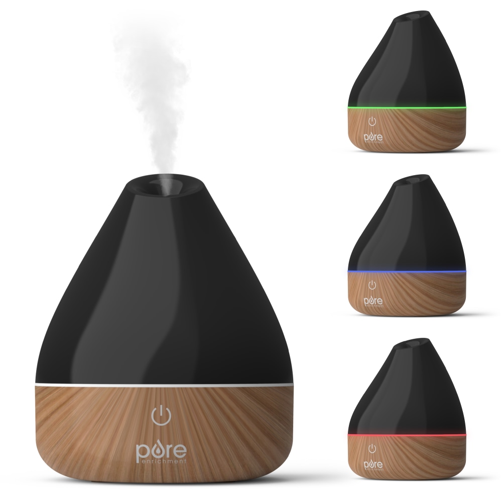 Pure Enrichment PureSpa Natural Aromatherapy Oil Diffuser, 200 mL, Black MPN:PESPAWD-B