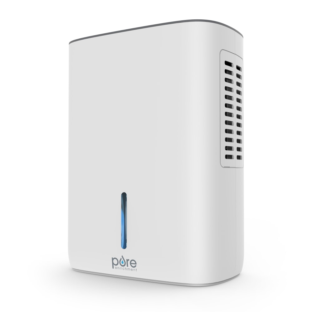 Pure Enrichment PureDry Deluxe Dehumidifier, Mid-Sized 1.5 L Water Tank, 12inH x 5-1/2inW x 9-1/8inD MPN:PEDEHLRG