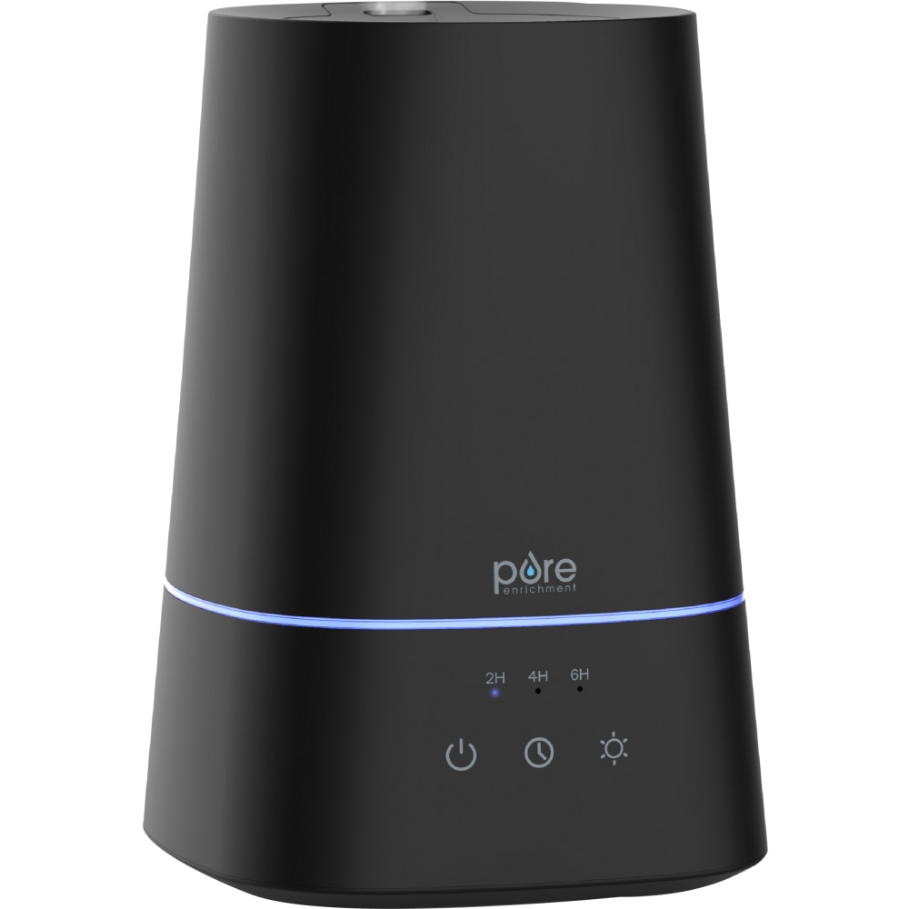Pure Enrichment HUME Max Top-Fill Ultrasonic Cool Mist Humidifier, 11-1/2in x 7-1/2in, Black MPN:PEHUMTOP-K