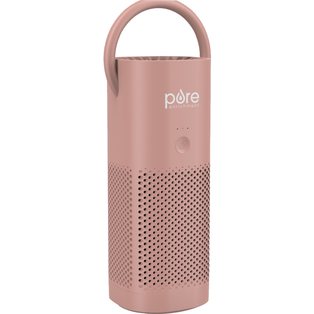 Pure Enrichment PureZone HEPA Mini Portable Air Purifier, 54 Sq. Ft. Coverage, Blush MPN:PEPERSAPBL