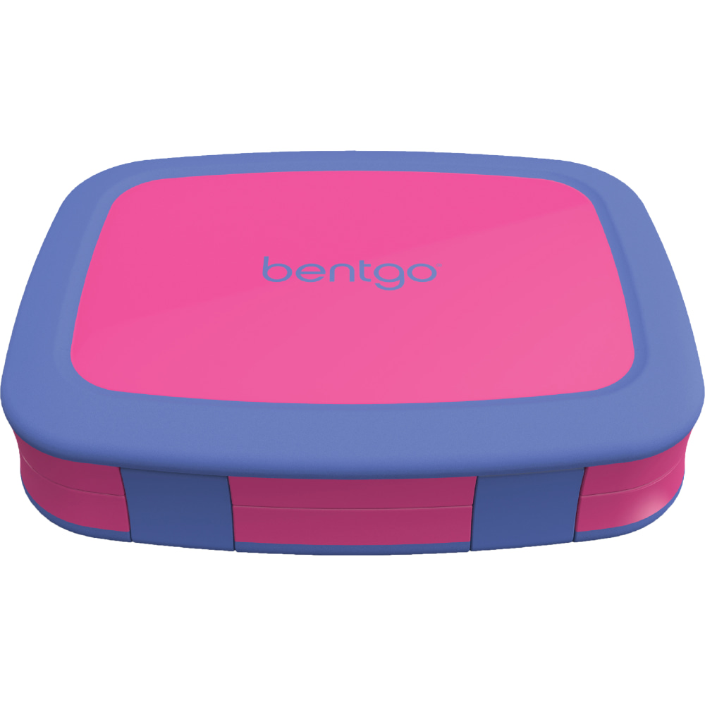 Bentgo Kids Brights Lunch Box, 2inH x 6-1/2inW x 8-1/2inD, Fuchsia MPN:BGOBRTS-F