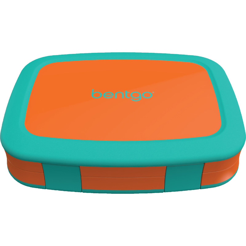 Bentgo Kids Brights Lunch Box, 2inH x 6-1/2inW x 8-1/2inD, Orange MPN:BGOBRTS-O
