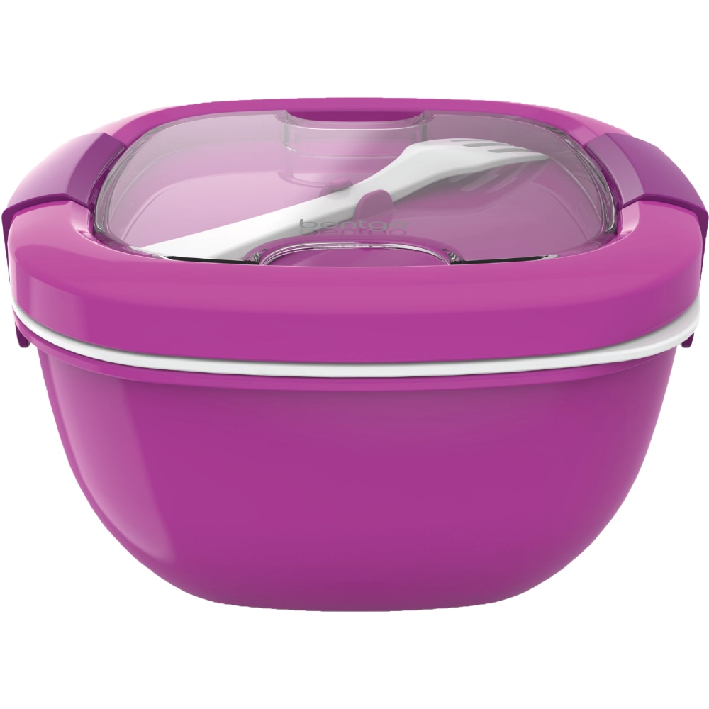 Bentgo Salad Lunch Container, 4in x 7-1/4in, Purple MPN:BGOSAL-P