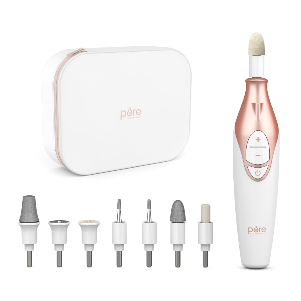 Pure Enrichment PureNails Luxe Rechargeable Manicure Set, White MPN:PENLSLUX