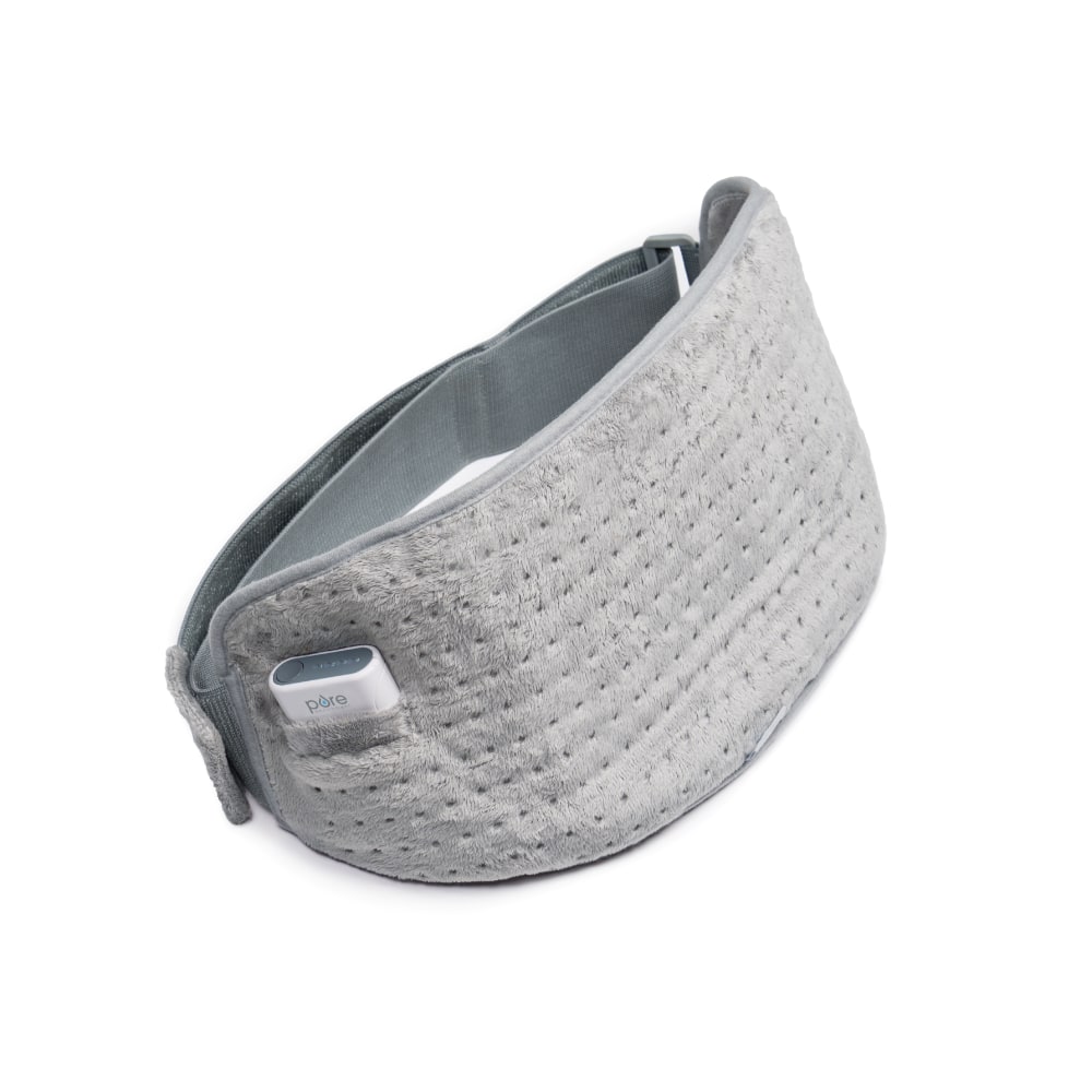 Pure Enrichment PureRelief Cordless Lumbar And Abdominal Heating Wrap, Mist Gray MPN:PECLPBK-MG
