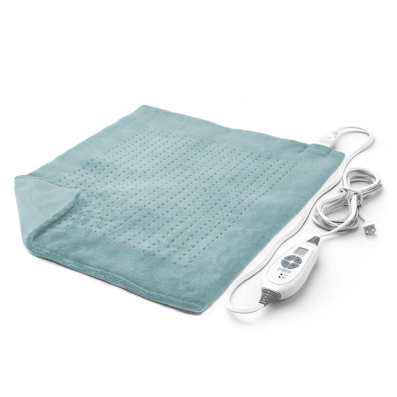 Pure Enrichment PureRelief XXL Ultra-Wide Microplush Heating Pad, 19-1/2in x 24in, Sea Glass MPN:PEHPWIDE-SG