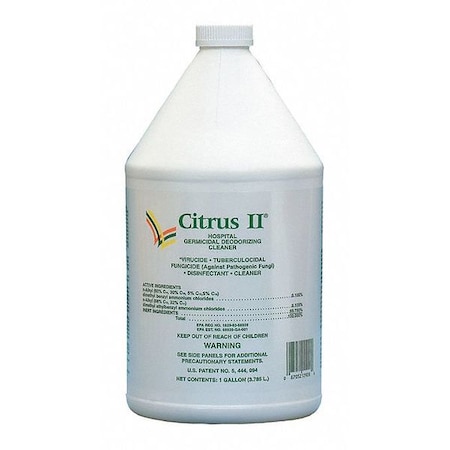 Citrus II Cleaner, 1 gal., Refill, PK4, Bottle, Citrus, 4 PK MPN:633712928