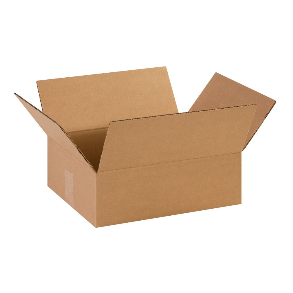Partners Brand Flat Corrugated Boxes, 14in x 11in x 4 1/2in, Kraft, Pack Of 25 MPN:14114