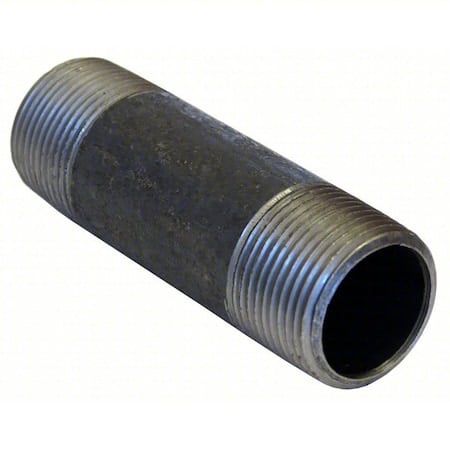 PipeNipple, Steel, 1/4