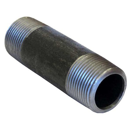PipeNipple, Steel, 1/4
