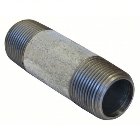 PipeNipple, Steel, 1/4