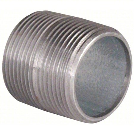 PipeNipple, Steel, 1/2