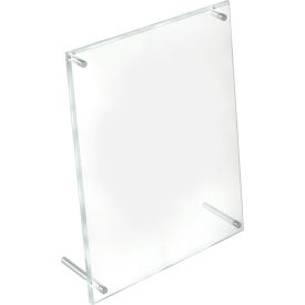 Global Approved 252952 Clear Euro-Style Print Holder - 8.5