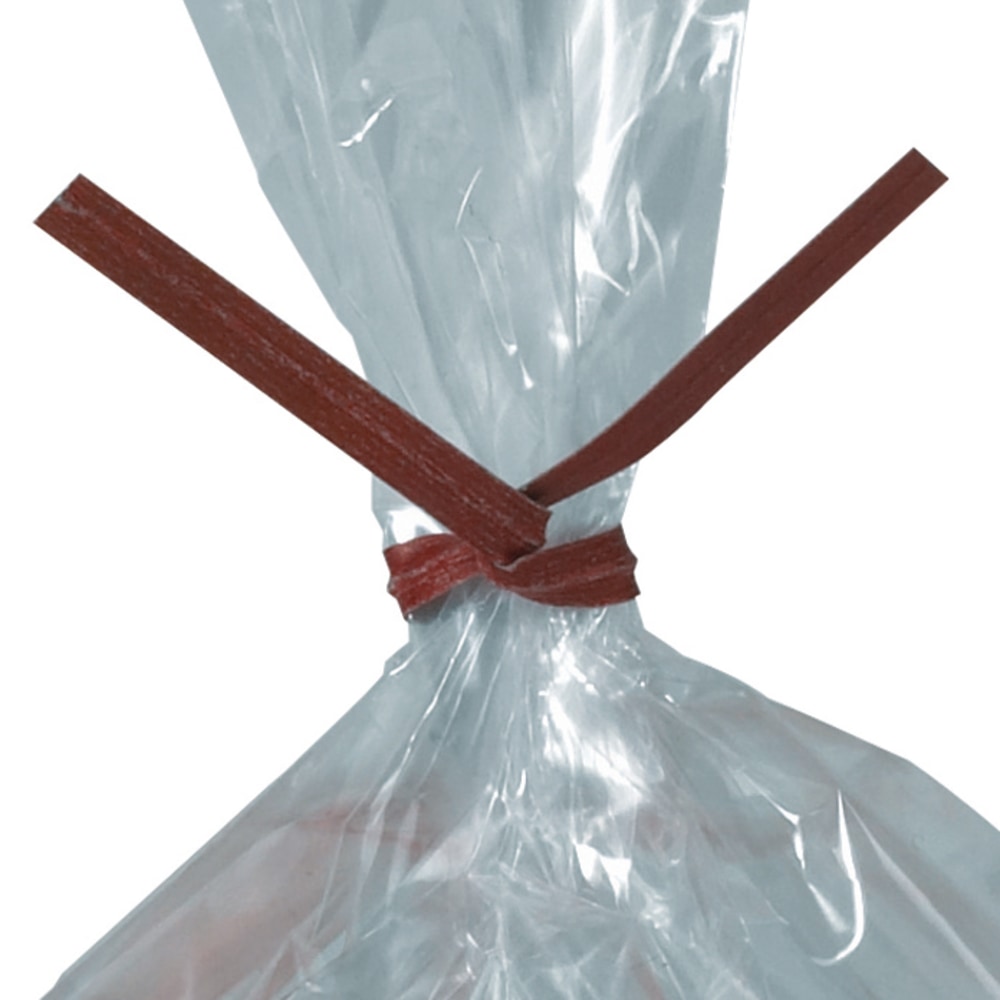 Office Depot Brand Paper Twist Ties For Poly Bags, 3/16in x 6in, Red, Case Of 2, 000 MPN:PBT6R