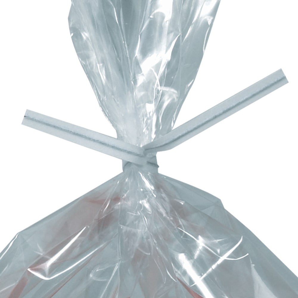 Office Depot Brand Paper Twist Ties For Poly Bags, 3/16in x 6in, White, Case Of 2, 000 MPN:PBT6W