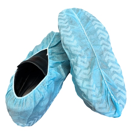 Disposable Shoe Covers, Polypropylene, Blue, Slip Resistant Sole: Yes, XL MPN:GAH-SP-NS-XL