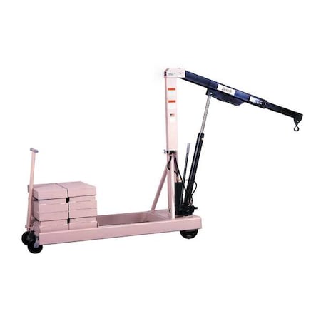Std Floor Crane, Counterweight, 500 lb. MPN:B-500CW
