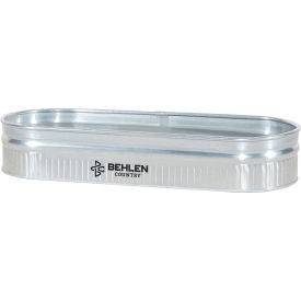 Steel Stock 2' x 1' x 6' Shallow Farmstead Oval Tank Approximately 70 Gallon 50130218