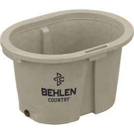Behlen Country Poly Stock 2' x 2' x 3' Farm Flex Oval Tank 65 Gallon 52112037GT