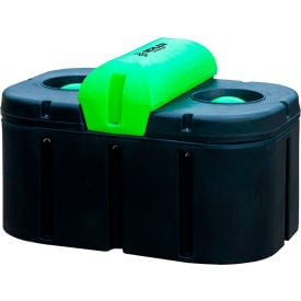 Behlen Country SF-2C Super 2-Hole Energy Free Cattle Waterer Black/Green 54110068S