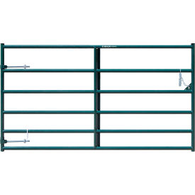 Behlen Country 8' Pasture Pro Square Corner Collared Hinge Gate Green 40140082