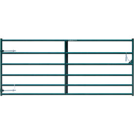 Behlen Country 10' Pasture Pro Square Corner Collared Hinge Gate Green 40140102
