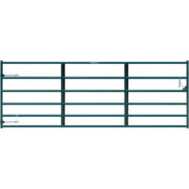 Behlen Country 12' Pasture Pro Square Corner Collared Hinge Gate Green 40140122