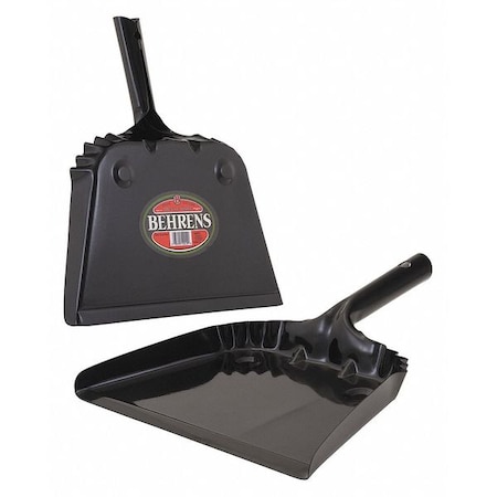 Dust Pan, Black, Steel MPN:BS810