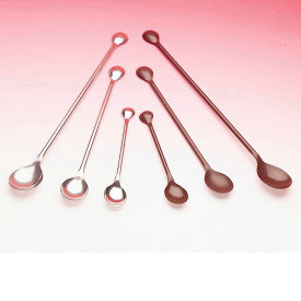 Bel-Art H36729-0015 Stainless Steel Double-Ended Spoons 0.5ml and 2.0ml Capacity 2/PK H36729-0015