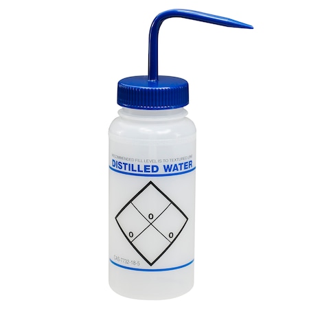 Bel-Art Safety-Labeled 2-C Distilled Water WM Wash Bottles: 500ml, 6/PK MPN:F11646-0620