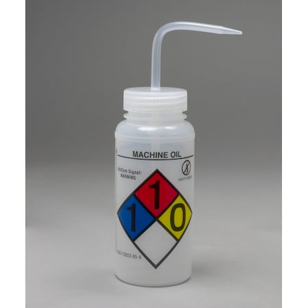 Bel-Art GHS Labeled Safety-Vented Machine Oil Wash Bottle: 500ml, 4/PK MPN:F12416-0010