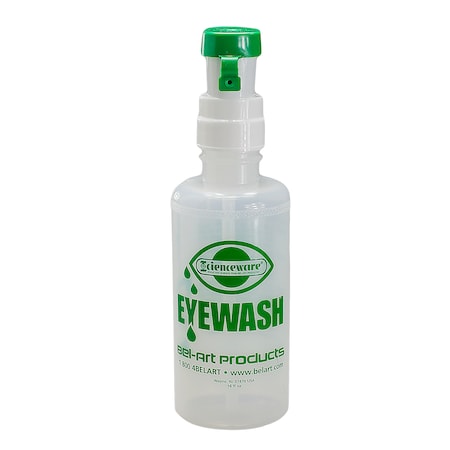 Bel-Art Eye Wash Safety Station Empty Bottle for Refill, 500ml MPN:F24850-0000